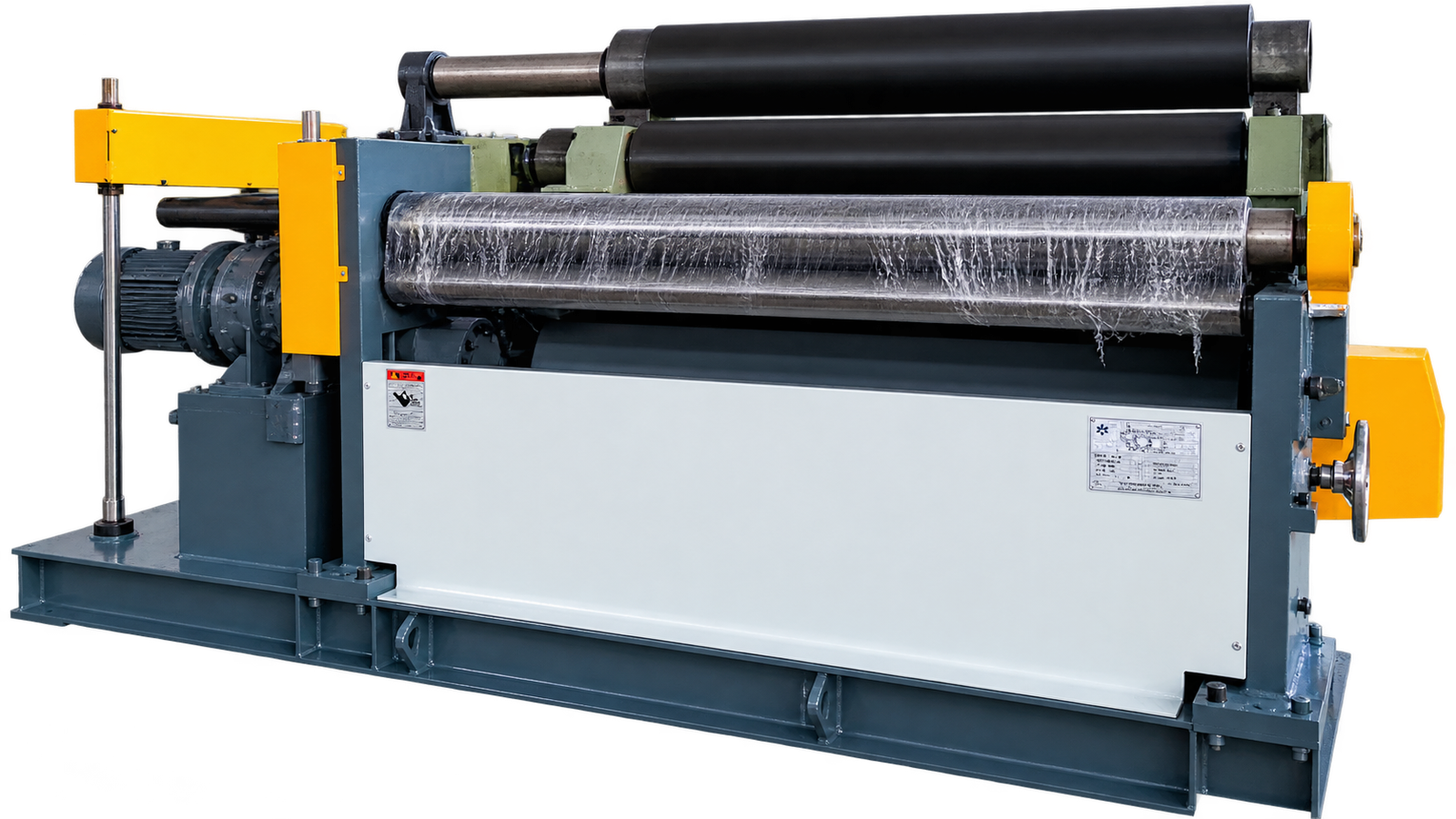 W11F Mechanical Asymmetrical 3 Roll Plate Rolling Machine
