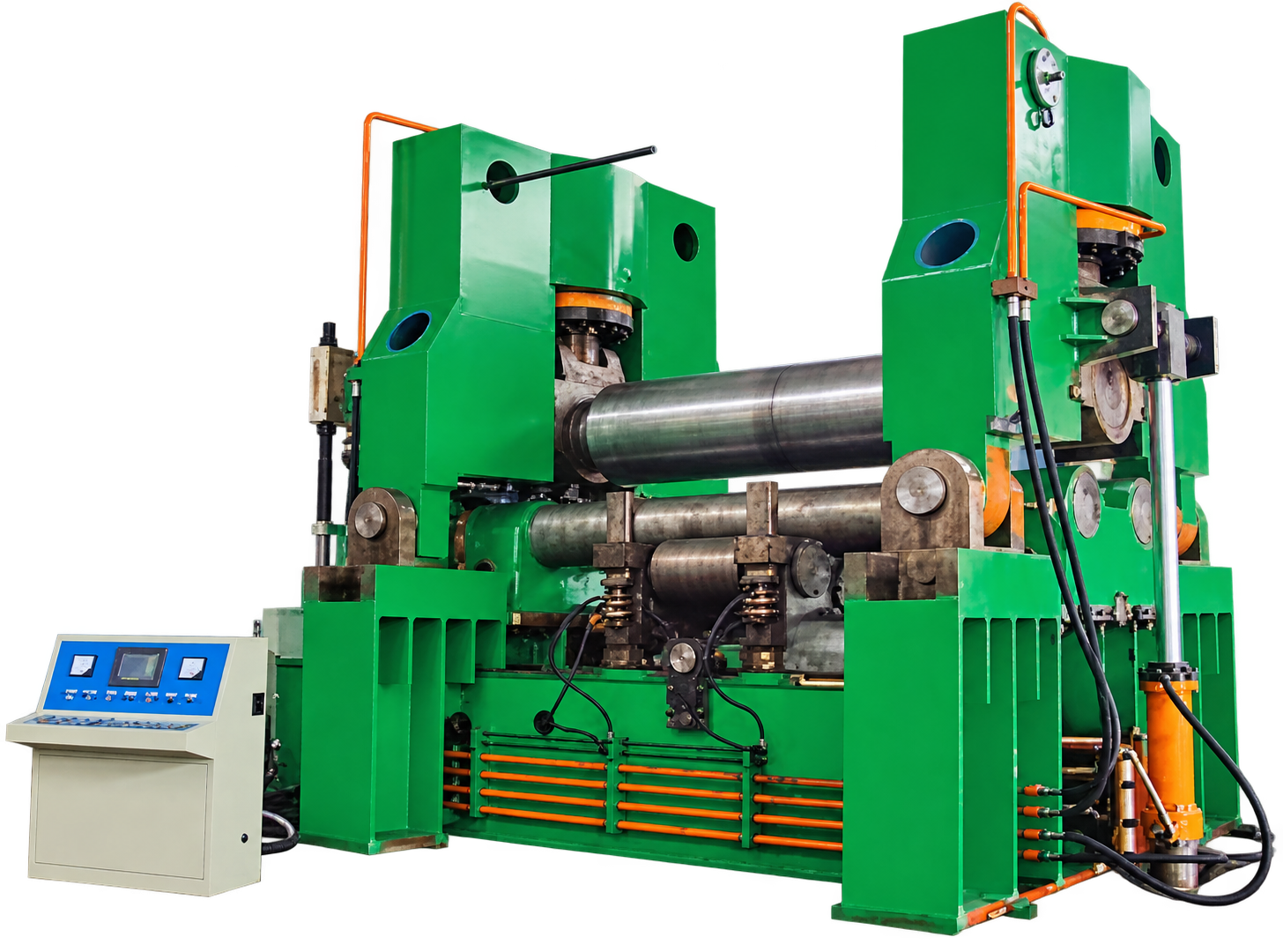 W11S Medium and Small Upper Roll Universal 3 Roll Plate Rolling Machine